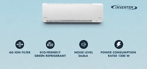 Daikin 1 Ton 3 Star Dust Filter Split System AC (Copper, Inverter, 2020, ATKL35TV16, White) - Image 2